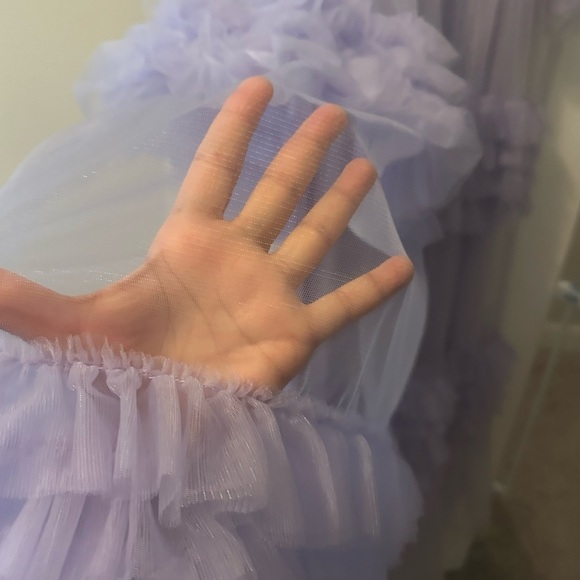Lavender Ruffled Dress - Picture 8 of 11